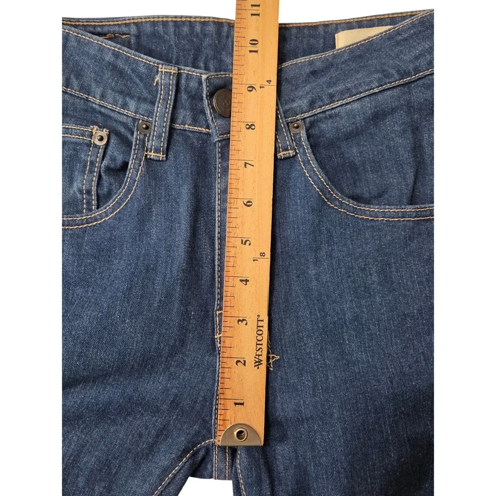 18th Amendment Colbert Wide Leg Flare Jeans Dark Wash High Rise Size 26 Long - Picture 9 of 10